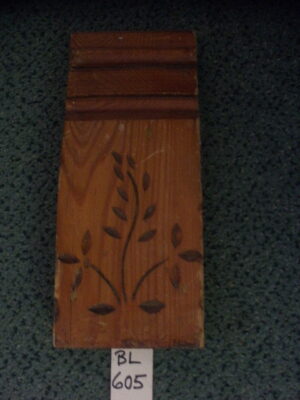 Petal & stem spoon-carved block