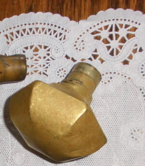 Hexagonal Brass Doorknob