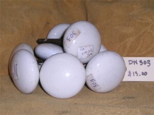 White Porcelain Doorknobs