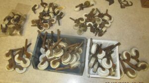 Vintage Porcelain Casters