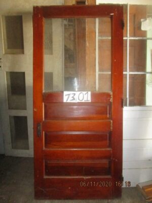 Oak Door with Minor Water Damage