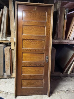 Oak 6-Panel with Mirror