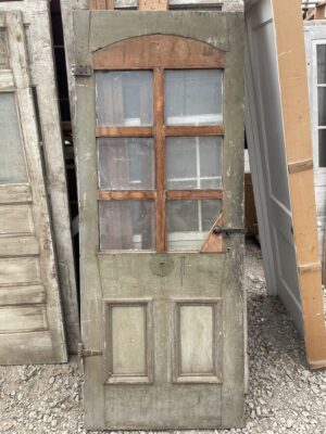 Detailed Arched Storm Door