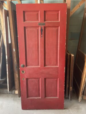 Six Panel Exterior Door