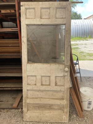 Starburst Paneled Exterior Door