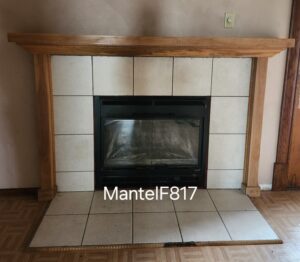 Birch Fireplace Mantel