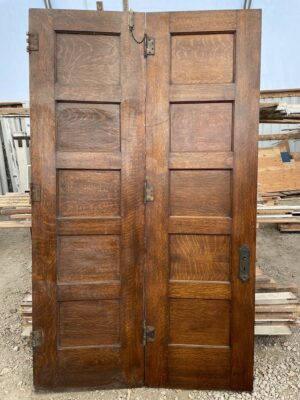 Huge Bi-fold Quartersawn Oak Doors
