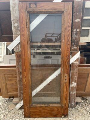 Two Matching Full Glass Doors