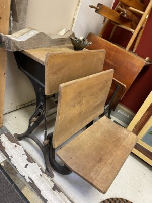 Antique School Student Desks